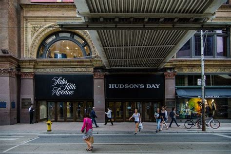 hudsons bay store downtown toronto.